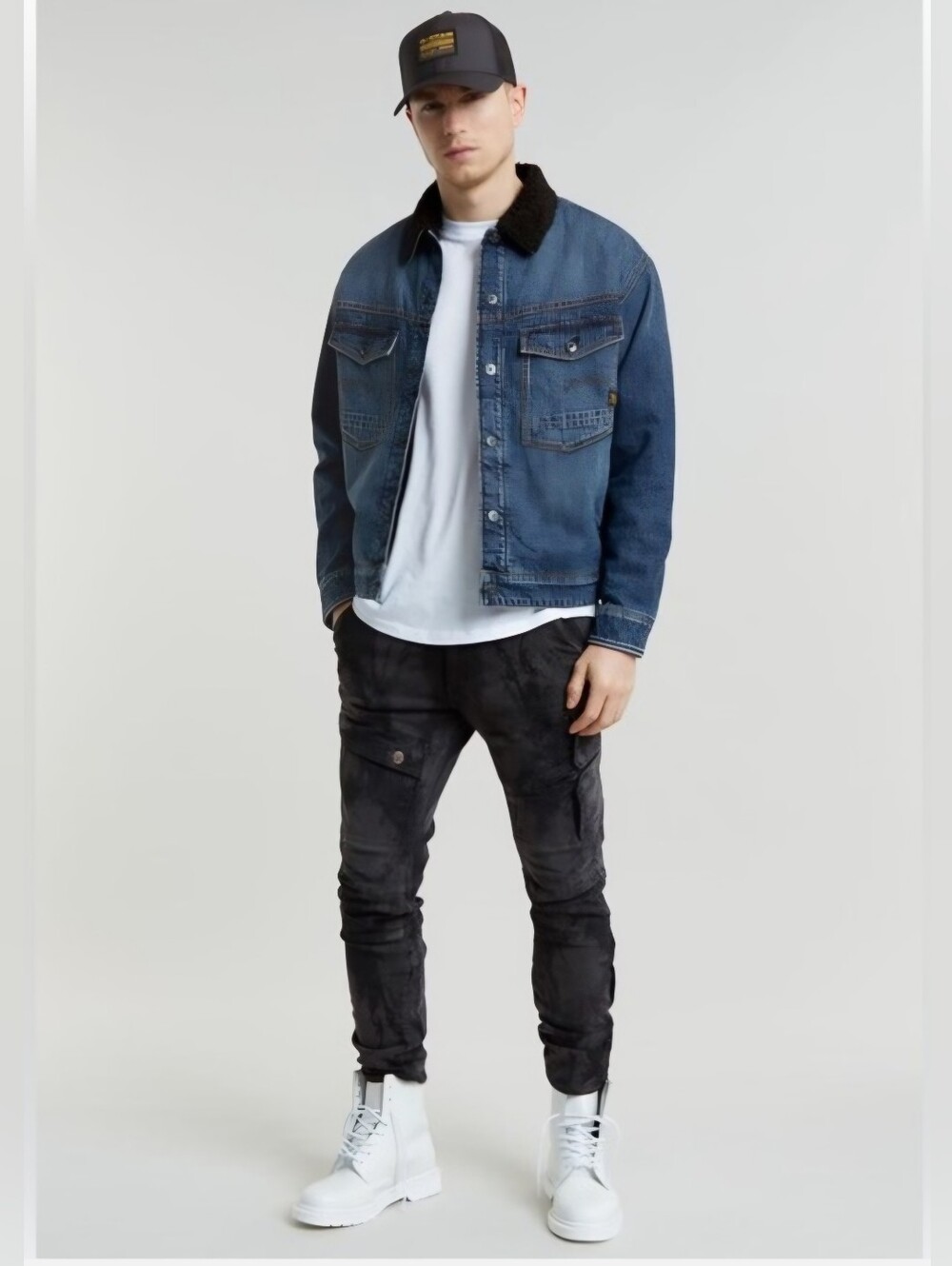 G Star Raw Airblaze 3D Skinny Jeans Crinkle Laser Gs Black Grey 33 X 34